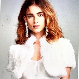 Jocelyn White Rabbit Bolero Shrug